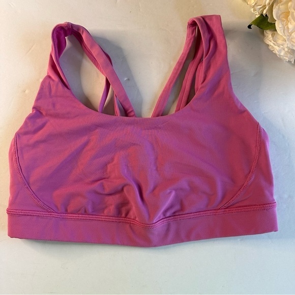lululemon athletica Other - Lululemon Sz 6 Pink Strappy Yoga Bra